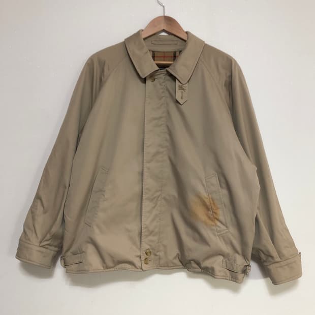 버버리 정품 블루종 자켓 남성용 노바체크