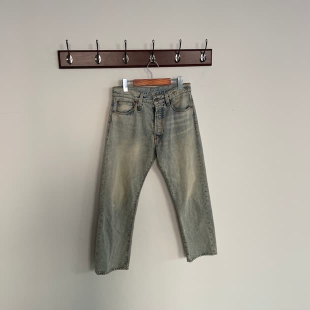 R13 알써틴 워싱 데님 팬츠