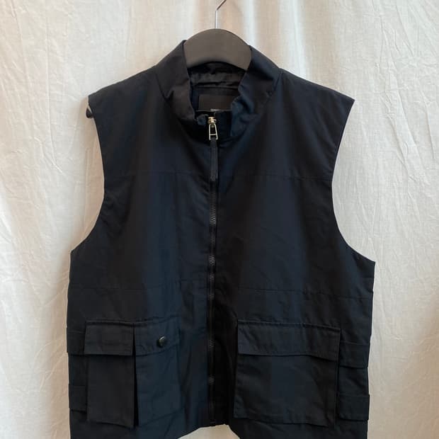 STREET ONE 블랙 워크 베스트자켓(MEN M)