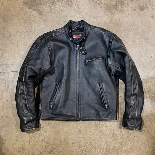 Rookie leathers 소가죽 모터사이클 재킷 (B5178)