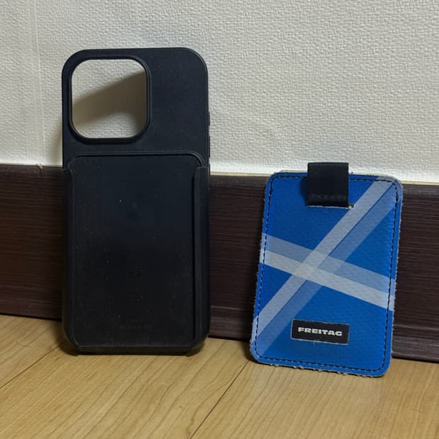 [F380] 프라이탁 저스틴 블루 전사  + 아이폰 16프로 케이스