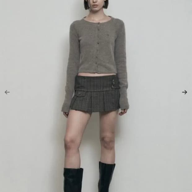 보헤미안서울 플리츠 스커트