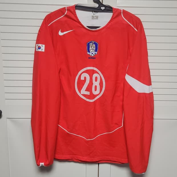 04-06 대한민국 지급용 긴팔 홈 나이키 유니폼