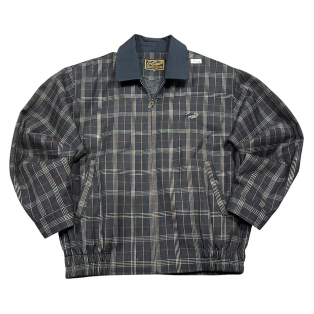 ✨ (바배) 크로커다일 체크 블루종 자켓 