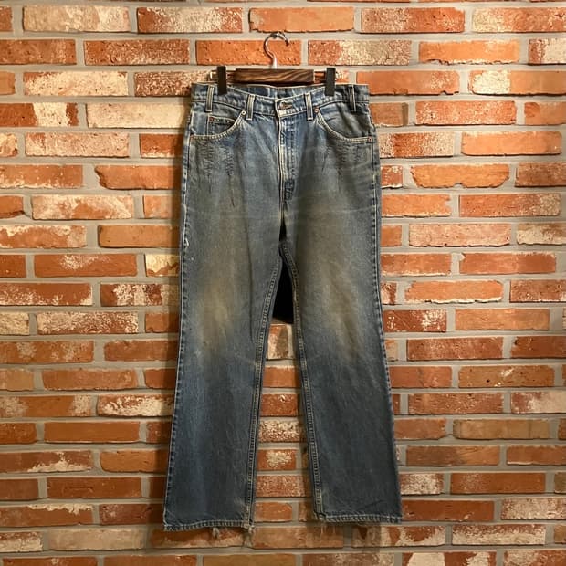 90s USA 빈티지 리바이스 517 오렌지탭 부츠컷 데님 팬츠