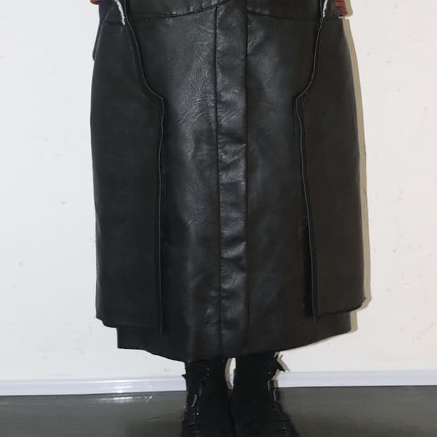 메종 마르지엘라 19AW 화이트 라벨 트랜스포머블 스커트