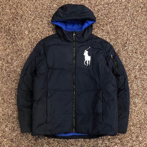 폴로 랄프로렌 빅포니 네이비 다운 패딩