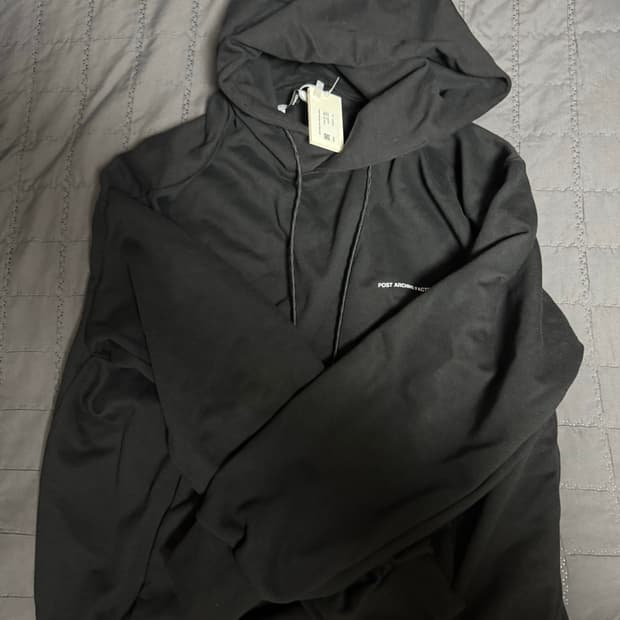 [M] PAF 파프 8.0라이트 후드 블랙