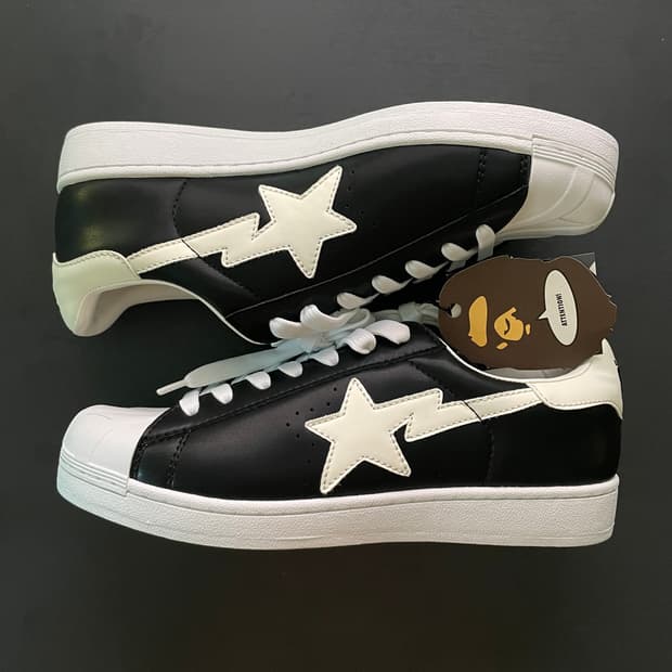 [새상품] 베이프 스컬 스타 블랙 / Bape SKULL STA