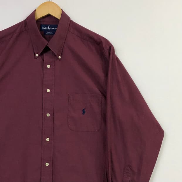 105 폴로 버건ㄷ 솔리드 셔츠