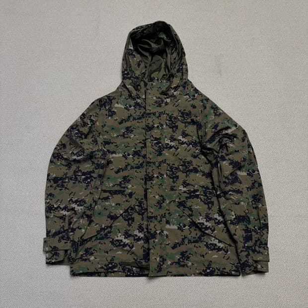 미군 고어텍스 카모 바람막이