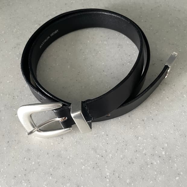 Maximum henry slim western belt 멕시멈 헨리