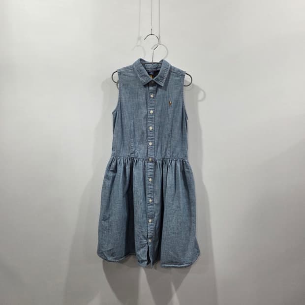 폴로랄프로렌 키즈 샴브레이 원피스 10