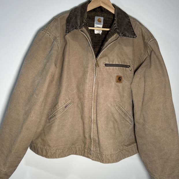 칼하트 J97 디트로이트 블랭킷 자켓 새들