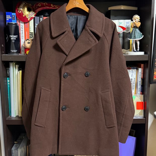 유나이티드 애로우즈 메리노 울 피코트