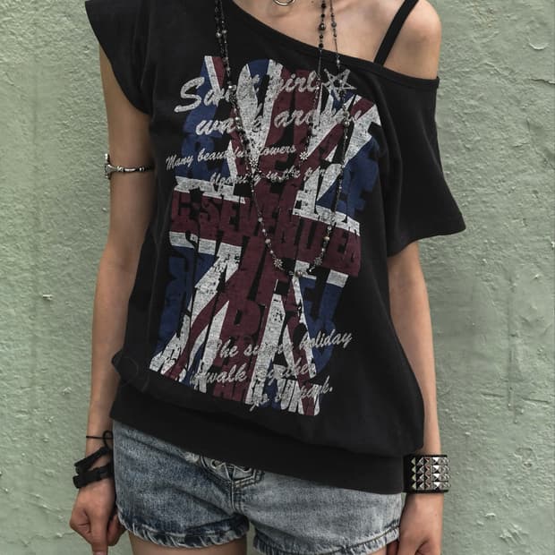 Union Jack Printed T-shirt