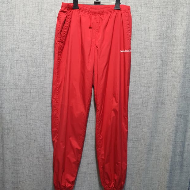 리복 남성 메쉬 우븐 조거 팬츠 