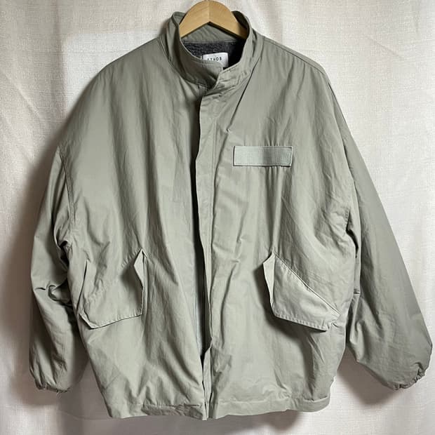 ETHOS 에토스 오버핏 스탠드넥 크롭 자켓 점퍼 2XL