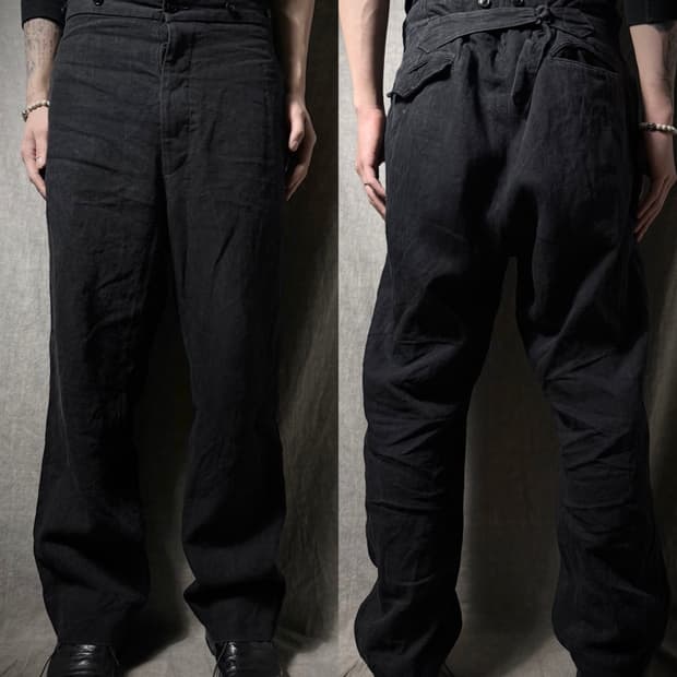 MAATEE&SONS 21SS Linen Cinch Trouser