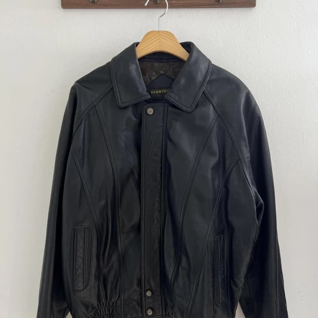 빈티지 양가죽 자켓
