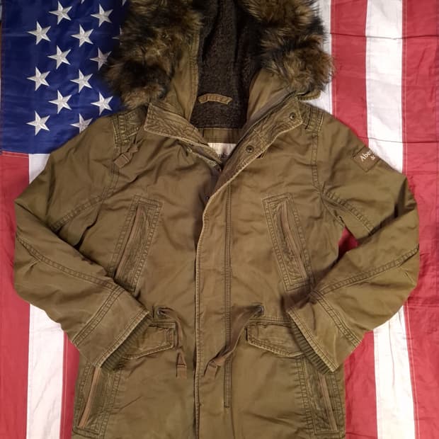 오리지날 아베크롬비 후드퍼 야상