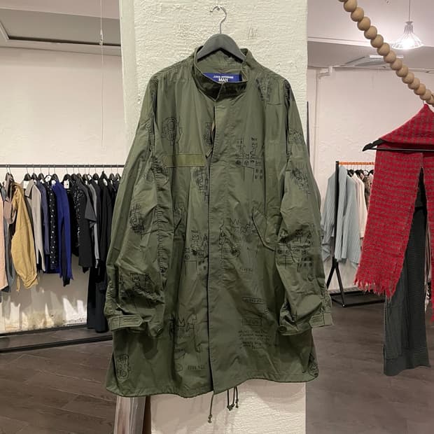 준야와타나베 맨 바스키아 M-65 파카