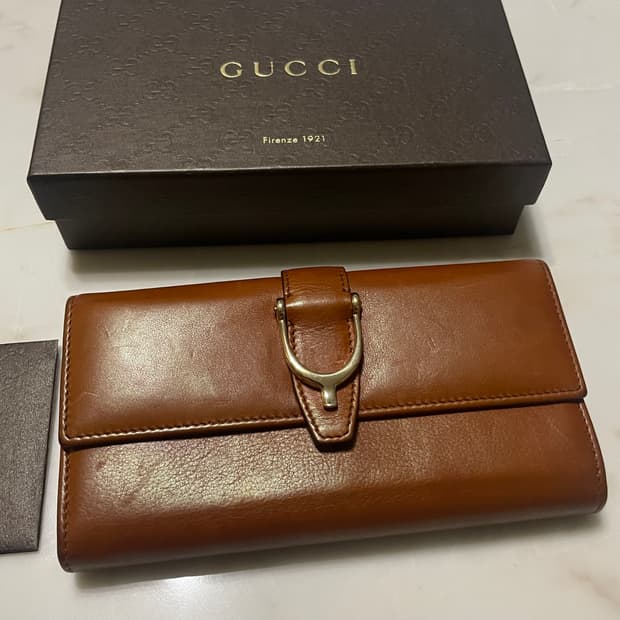 구찌 브라운 장지갑