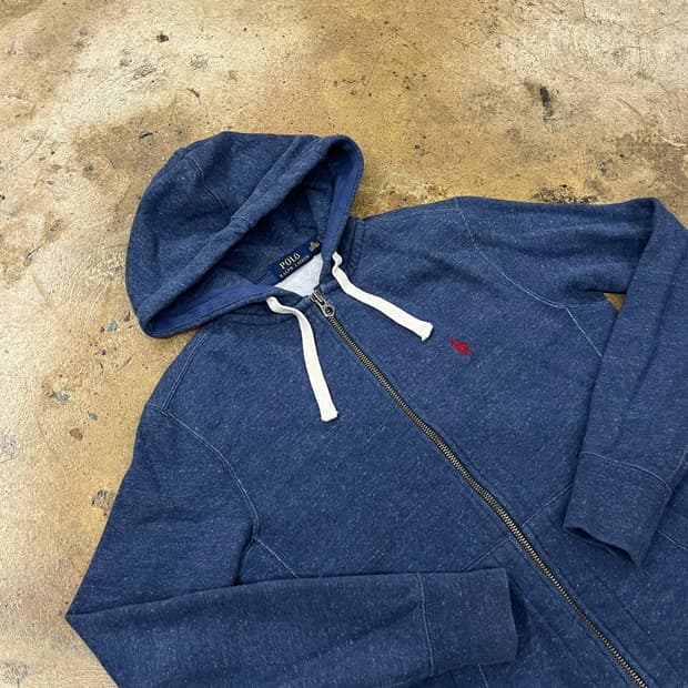 폴로 랄프로렌 데님st 블루 후드집업 