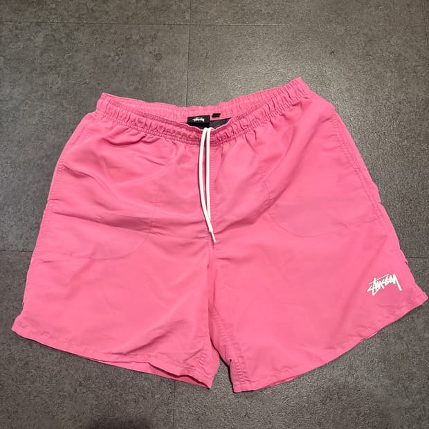 [M]스투시 스탁 워터 쇼츠 검 핑크