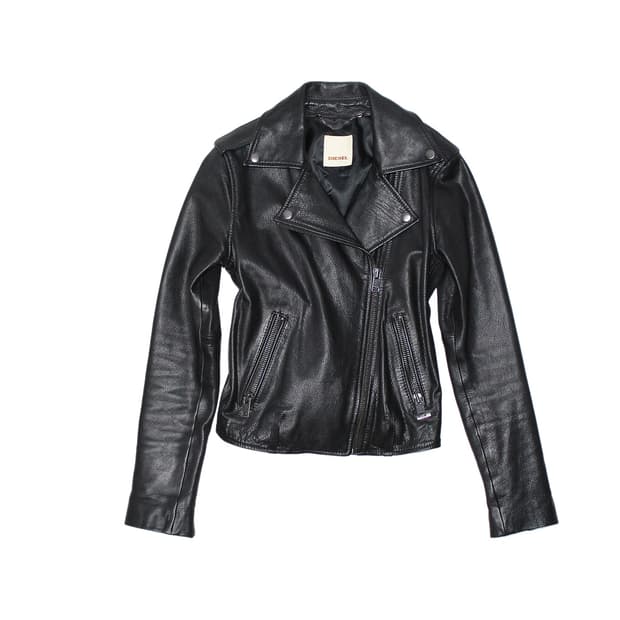 DIESEL 디젤 스티어하이드 레더 자켓