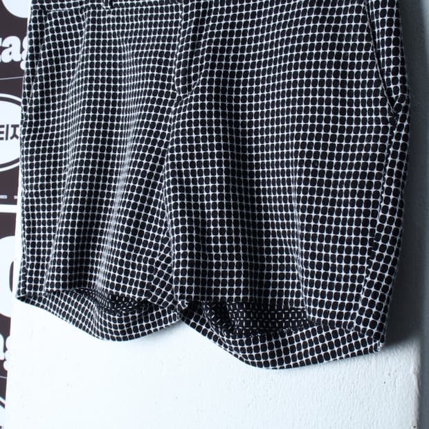 W(XL-2XL) 바나나리퍼블릭 반바지 팬츠 패턴 블랙 숏-P9898