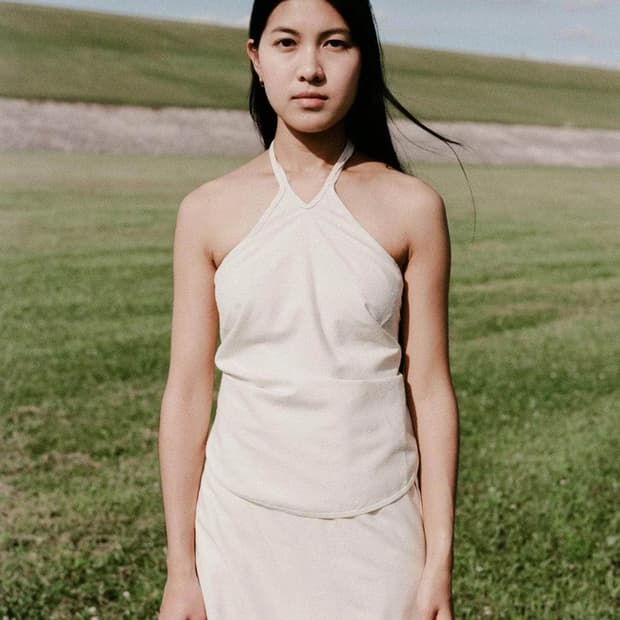 새상품) baserange mar top S 베이스레인지 레이어드 탑