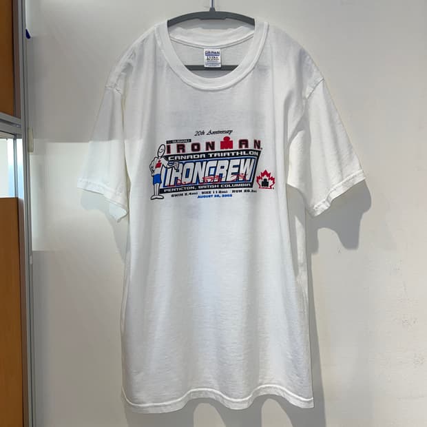 GILDAN Ironman Canada Vintage T-shirts L