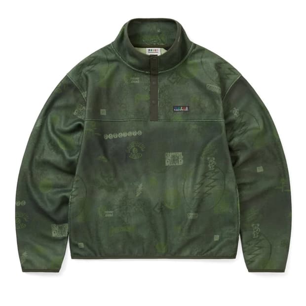 디스이즈네버댓x그레이트풀 데드 플리스 풀오버