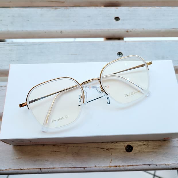 폴휴먼 안경 PHF-348D 투명골드