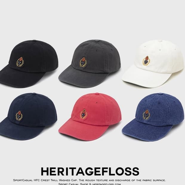 헤리티지플로스 트윌 워시드 캡