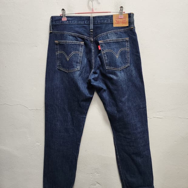 리바이스 501CT 진청 청바지