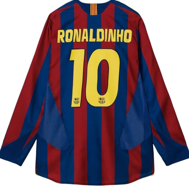 나이키 바르셀로나 05/06 레트로 사커 레플리카 리이슈