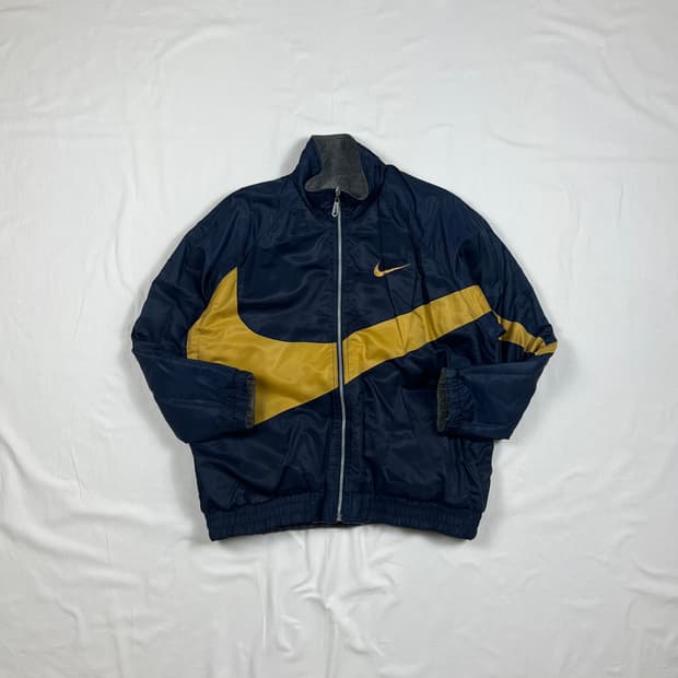 90‘s 나이키 nike 빅스우시 리버시블 플리스 바람막이 자켓