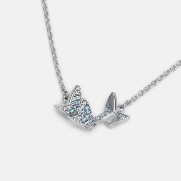 풀박스) 스와로브스키 나비 목걸이