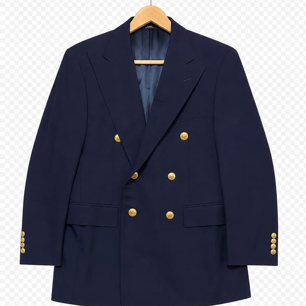 90s Polo by Ralph Lauren 더블 금장 블레이져