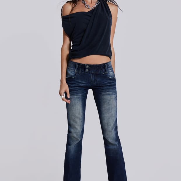 Jaded London Vintage Blue Thirteen Jeans