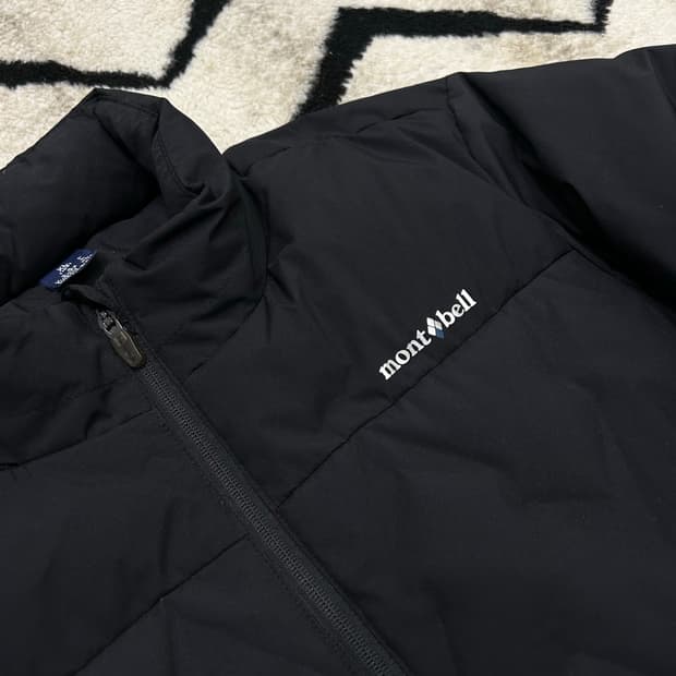 [XL]몽벨 구스다운 경량 패딩/블랙