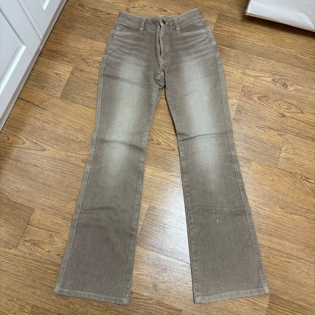 베이지브라운 부츠컷 팬츠