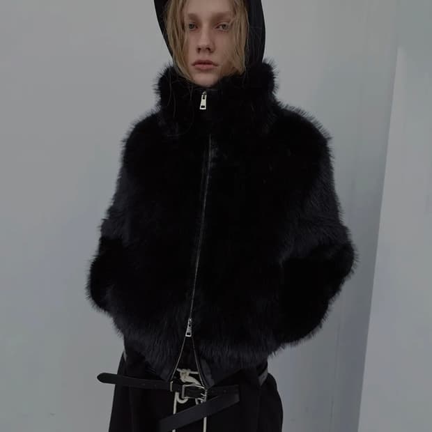 엘씨디씨 뉴 퍼 집업 자켓