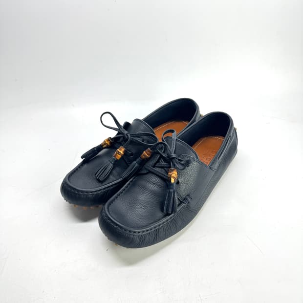 [255] GUCCI 구찌 뱀부 드라이빙 슈즈