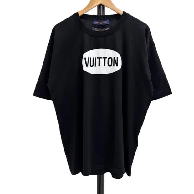 [XL]루이비통 레터링 니트 반팔티