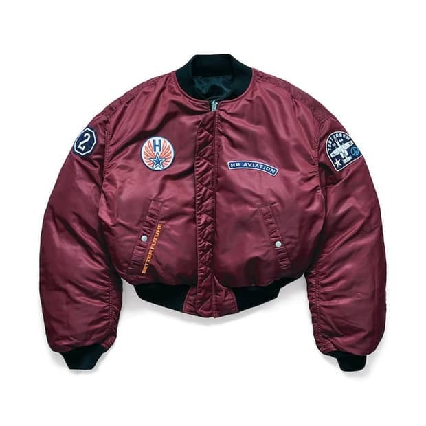 H&M X heron preston h2 봄버 자켓