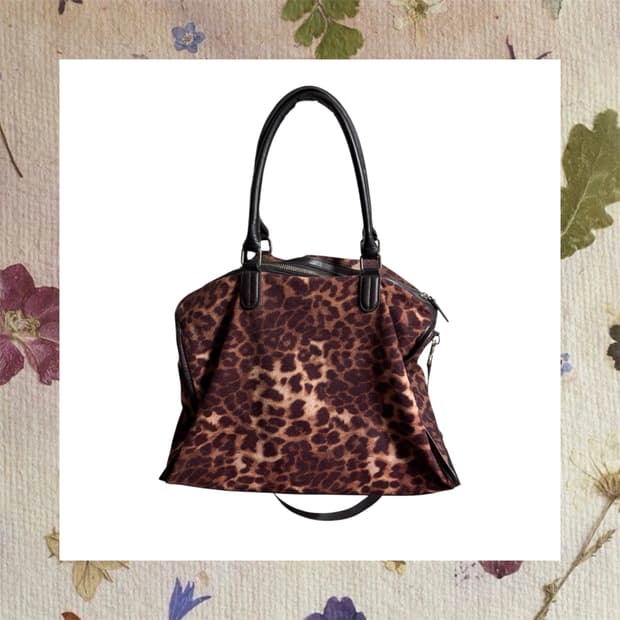 레오파드 숄더백