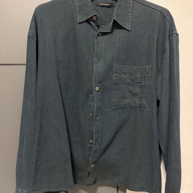 정리중) 해칭룸 데님 크롭 셔츠 3사